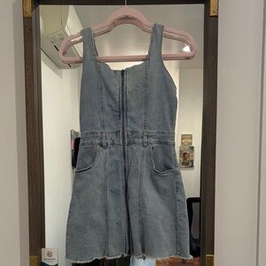 Tinseltown Light Blue Denim Dress